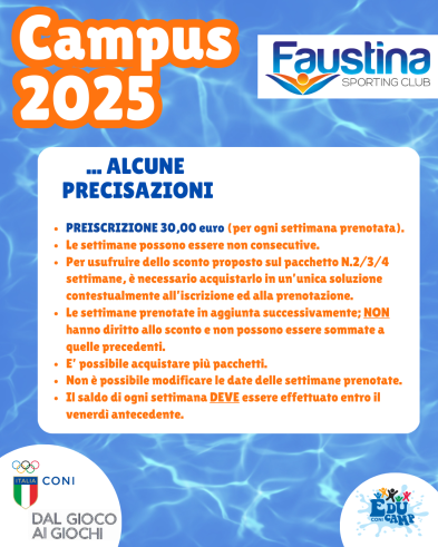 CAMPUS 12 PRECISAZIONI